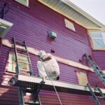 purple paint job house vancouver